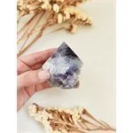 punta grezza in Fluorite Blu